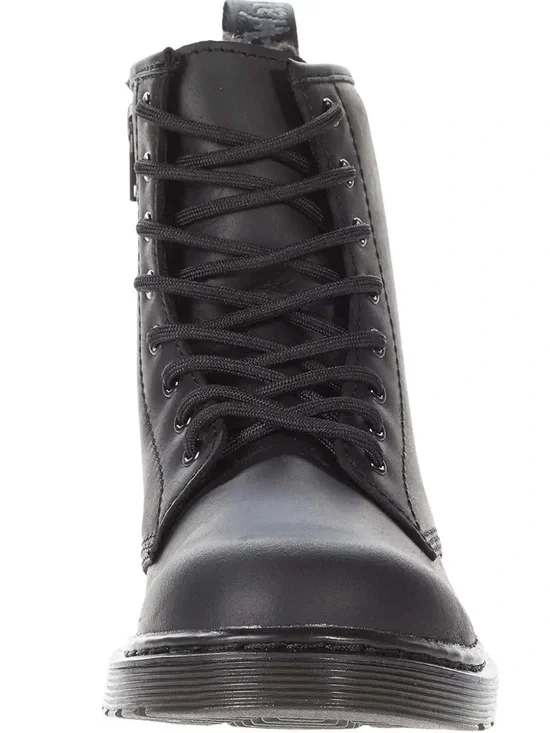 Dr. Martens Kids 1460 Pascal Mono Black Lace-Up Ankle Boots - Picture 3 of 6